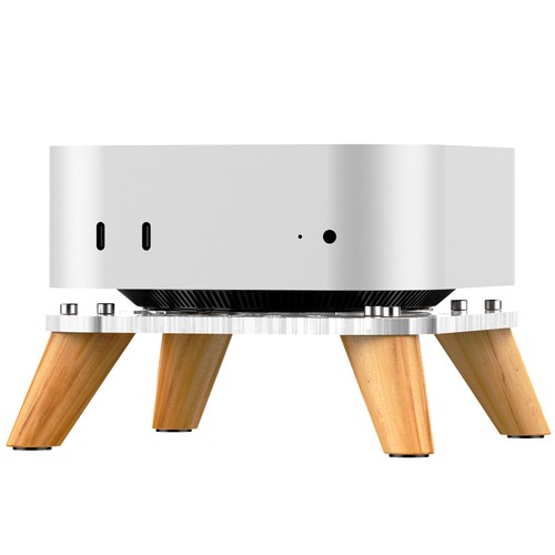 Wooden transparent mac mini - transparent,