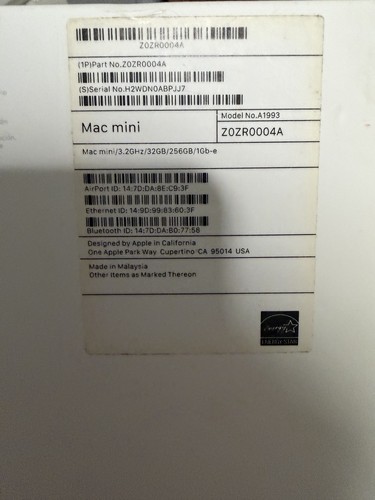 Apple mac mini intel cpu - mac,