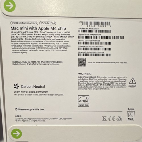 Brand new sealed box mac - sealed,