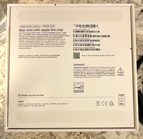 Apple mac mini - 16gb, ram